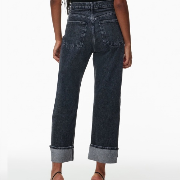 Mint Condition Agolde Fran Jeans, Ditch, size 32 $200 - Picture 7 of 10